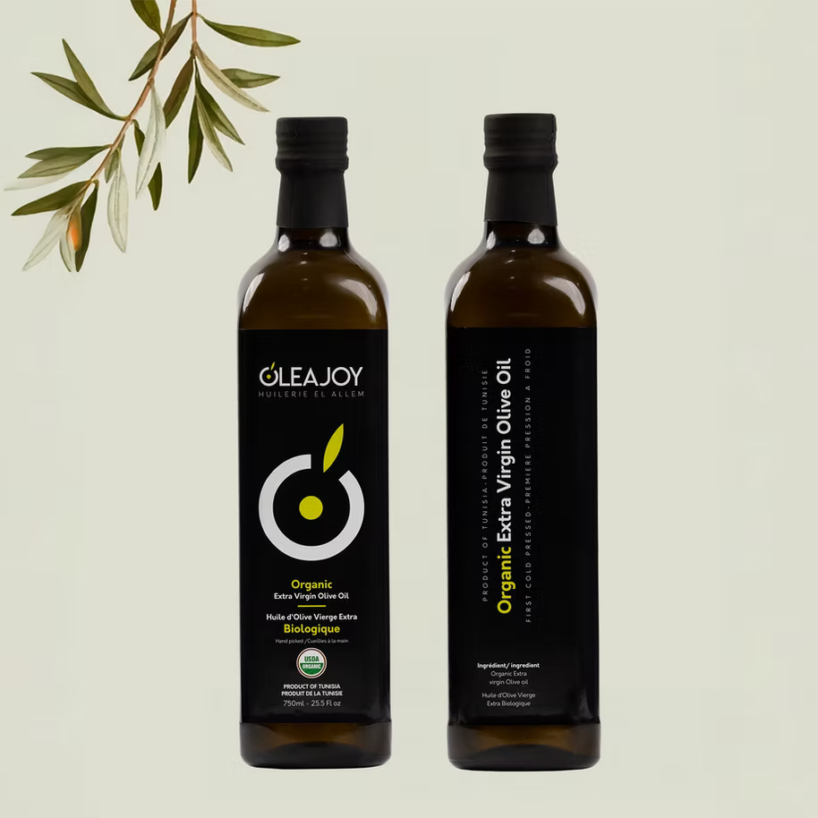 OleaJoy Organic Extra Virgin Olive Oil 750ml