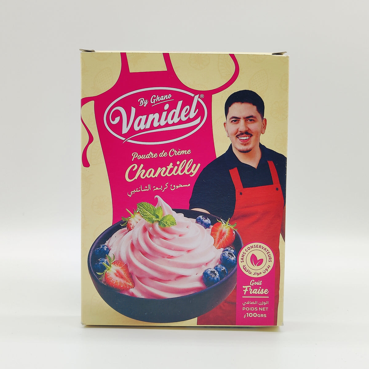 Vanidel Crème Chantilly 100g – Schlagsahnepulver