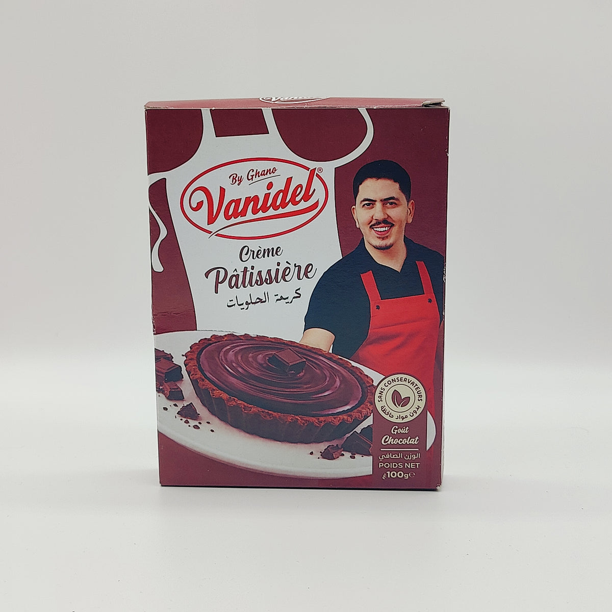 Vanidel Crème Pâtissière Schokolade 100g – Schokoladen-Konditorcreme