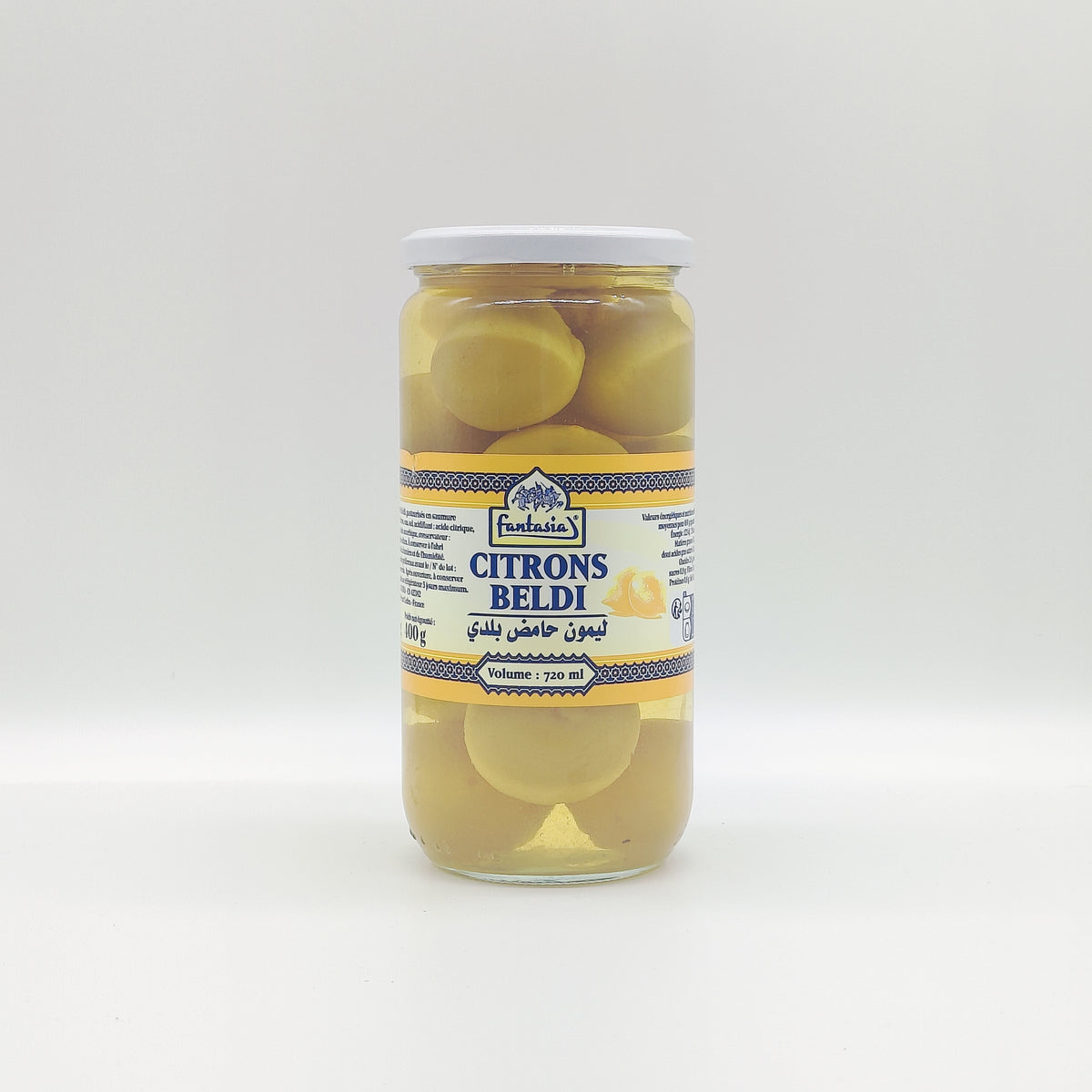 Fantasia Citrons Beldi 400g – Eingelegte Salzzitronen nach marokkanischer Art