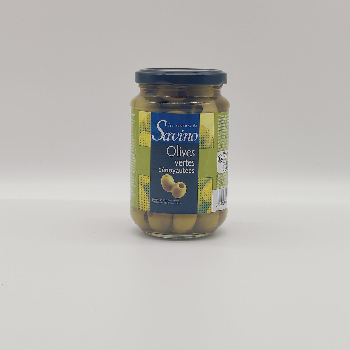 Savino Grüne Oliven ohne Stein 370ml