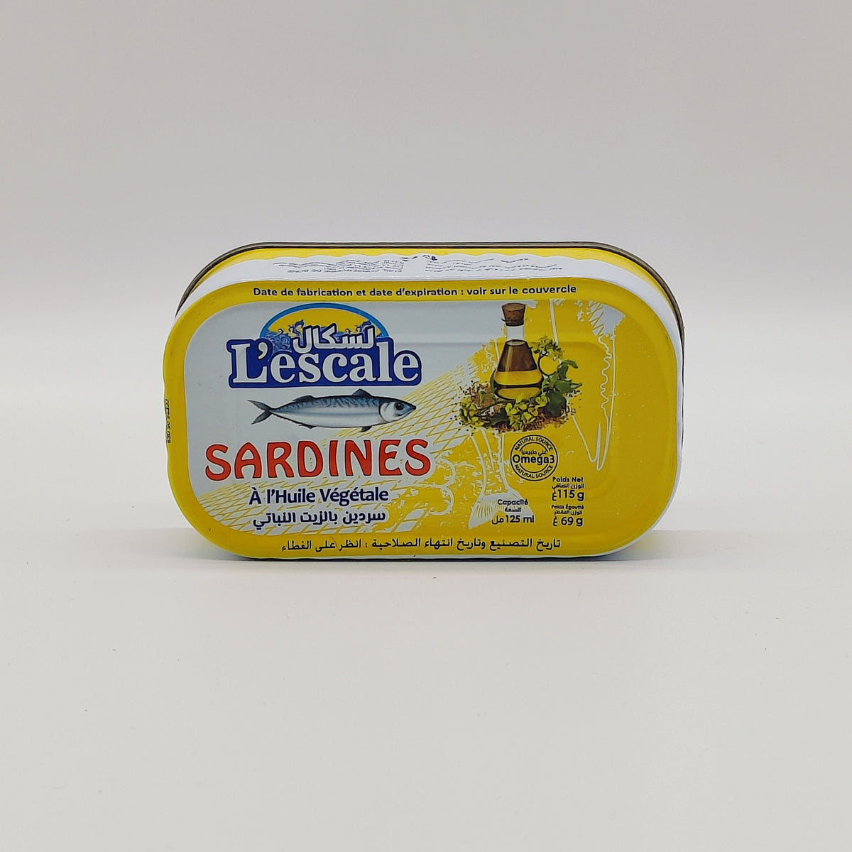 Lescale Sardinen in Pflanzenöl 115 g