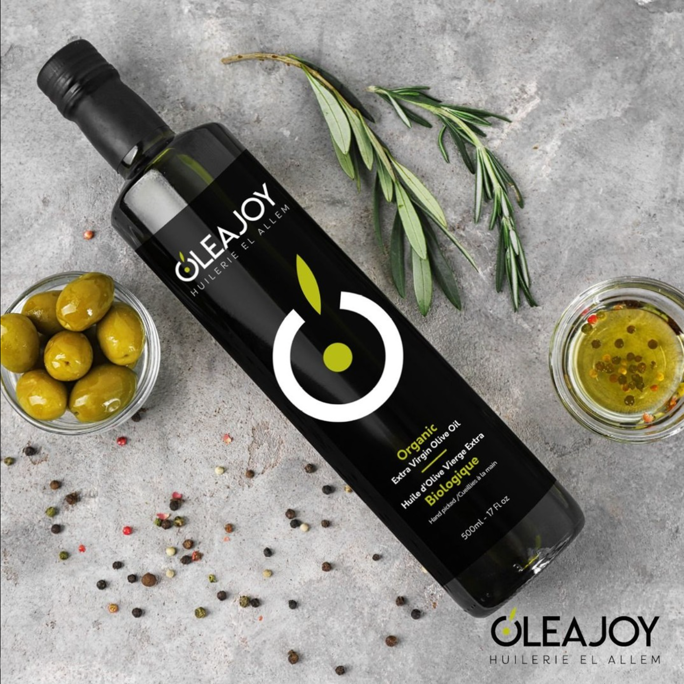 OleaJoy Organic Extra Virgin Olive Oil 500ml